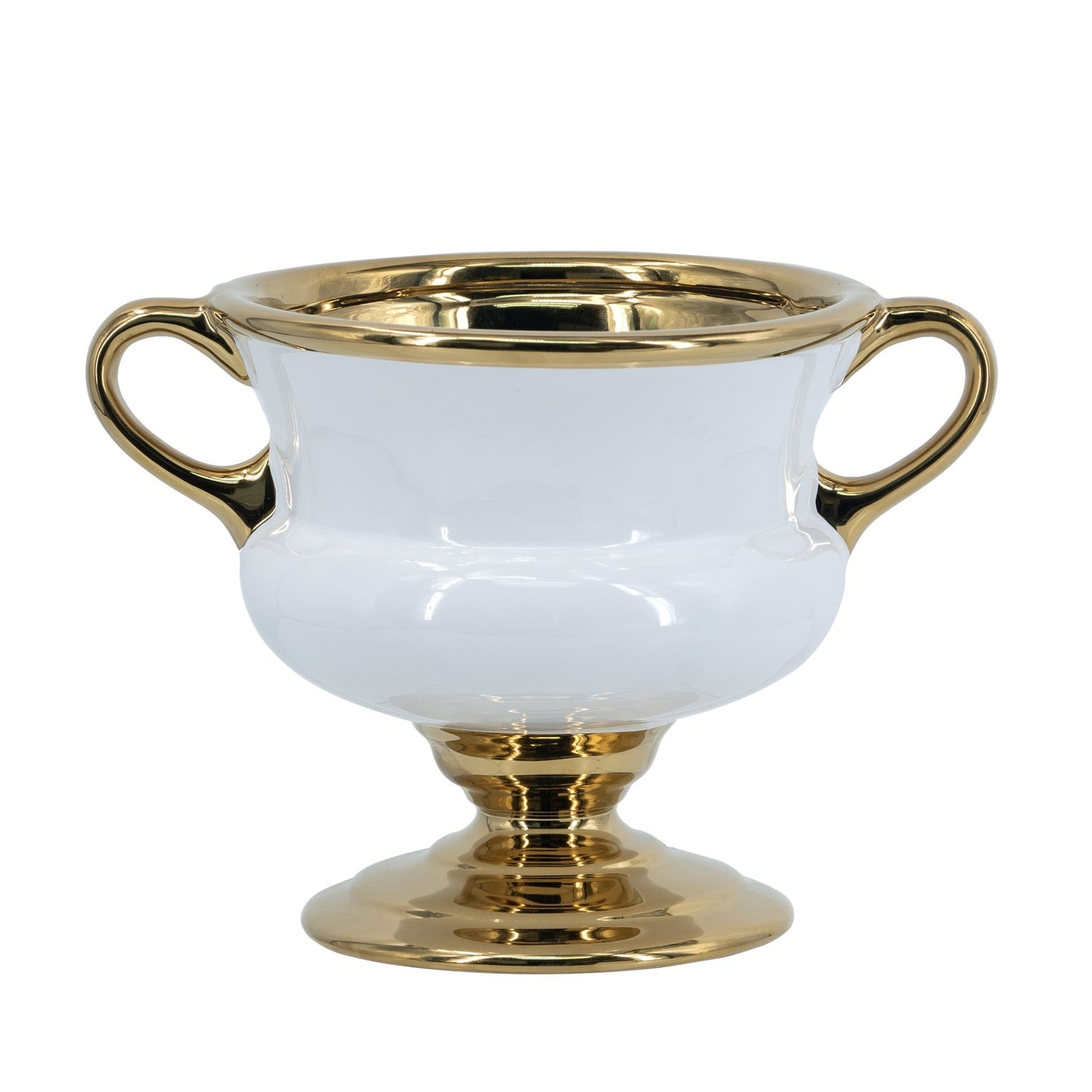 White and Gold Vase 61156