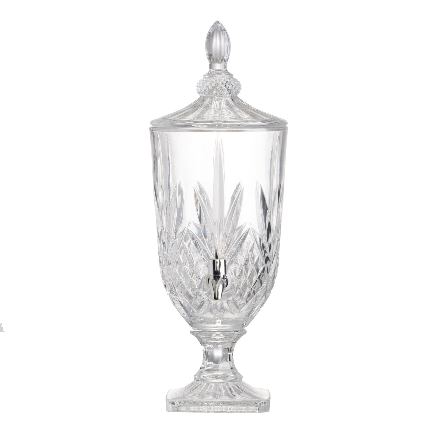 Glass juice cup with lid 77274