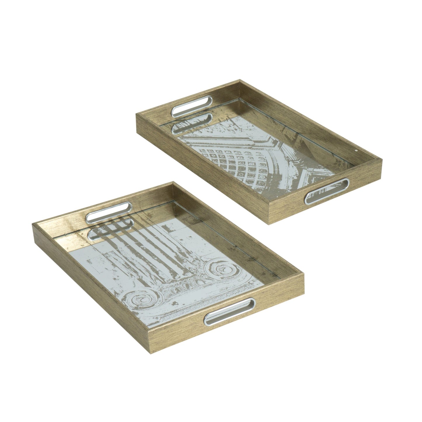 Serving tray 2 pieces rectangular 86761