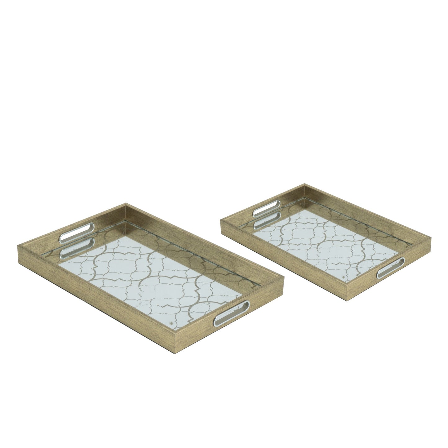 Serving tray, 2 rectangular pieces, 86764