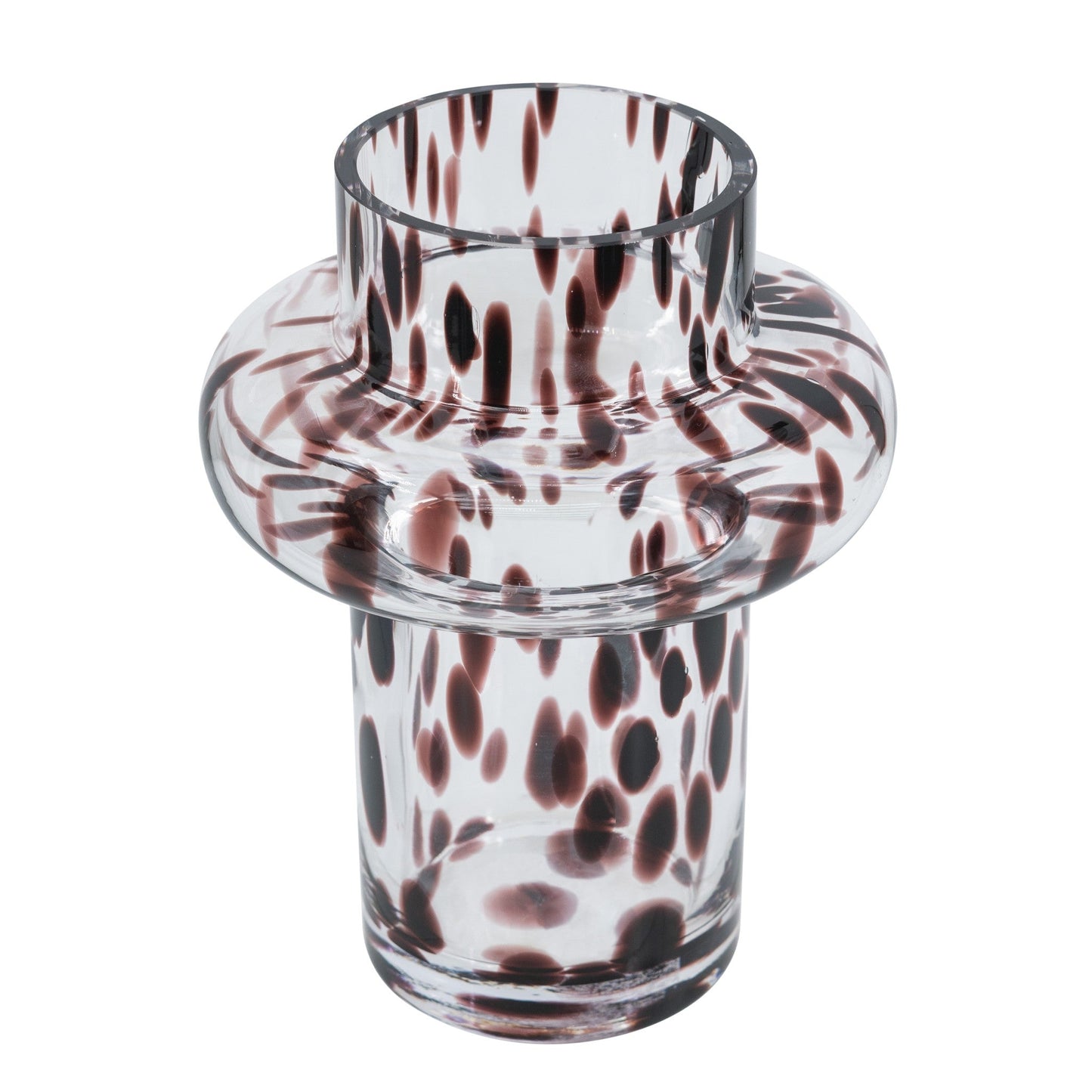 Colored glass vase 98643