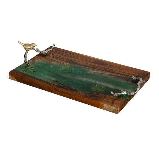 Star Shine Serving Tray Green 42850-GREE