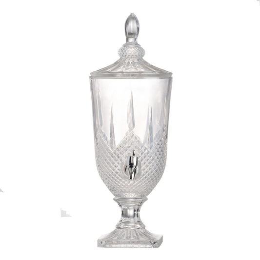 Glass Juice Cup with Lid 77276