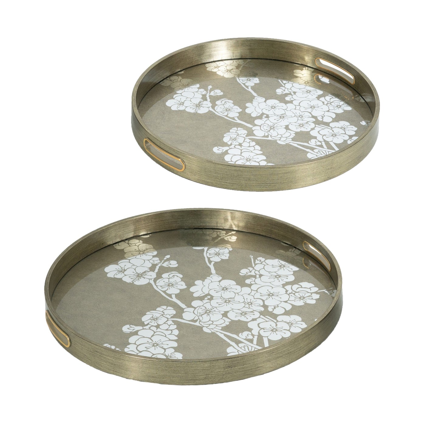 Serving tray 2 pieces circular 86746