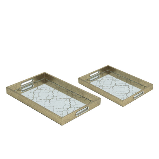 Serving tray, 2 rectangular pieces, 86764