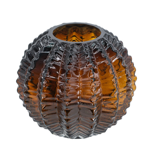 Round glass vase 98637